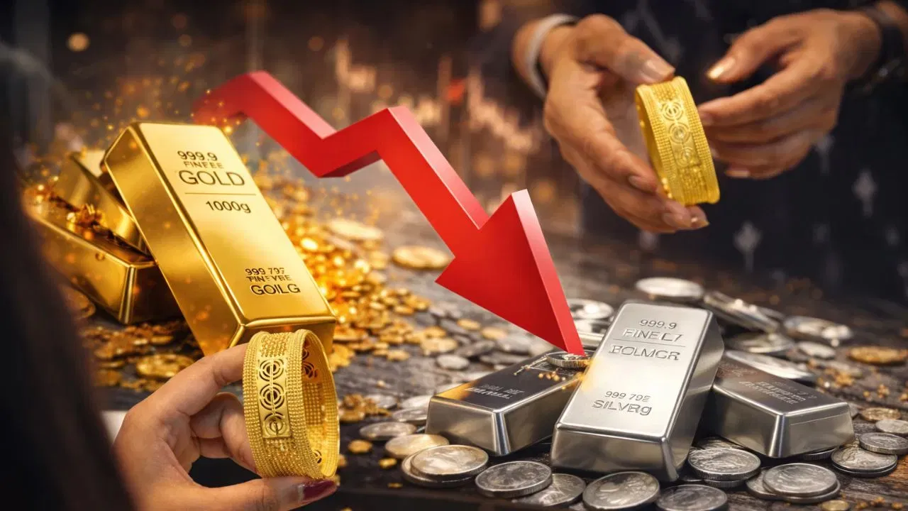 Gold & Silver Prices Crash: Big Drop Brings Relief for Buyers Amid Global Tensions